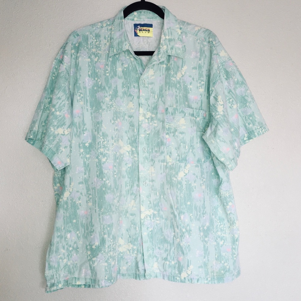 Vintage Beach Club XL Button Up